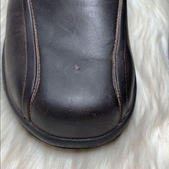 Dansko Brown Leather Slip On Clogs Sz 40/10 - Picture 3 of 7